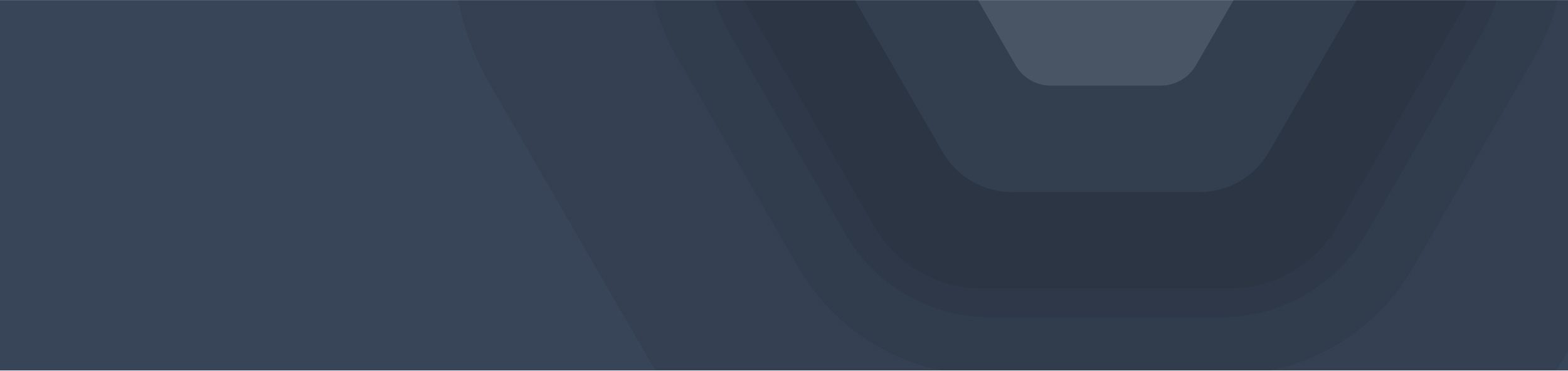 Gradient dark blue background with layered arrow shapes.